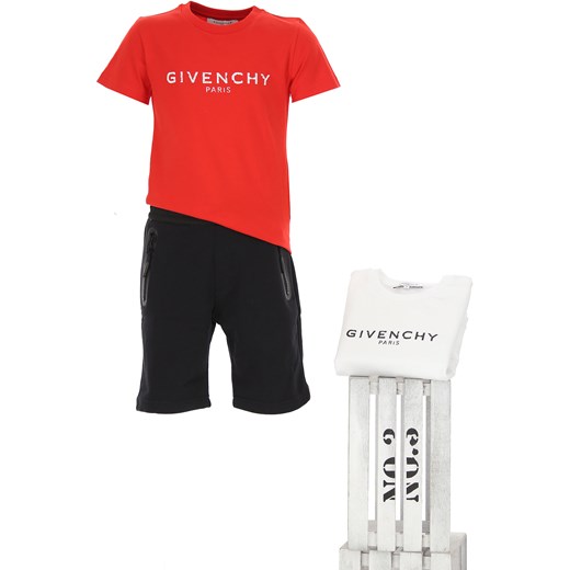 Givenchy Koszulka Dziecięca dla Chłopców Na Wyprzedaży, czerwony, Bawełna, 2019, 12Y 6Y