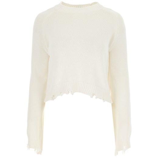 Pinko Sweter dla Kobiet Na Wyprzedaży, biały, Bawełna, 2019, S (IT 40) M (IT 42 )