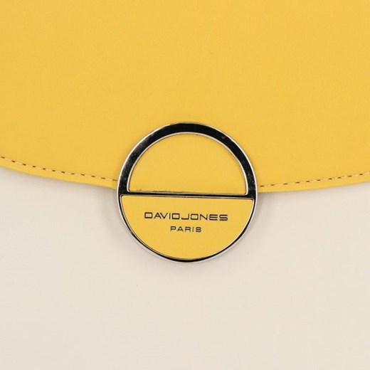 Stylowe Plecaczki Damskie do noszenia na co dzień firmy David Jones Żółty (kolory)  David Jones  PaniTorbalska
