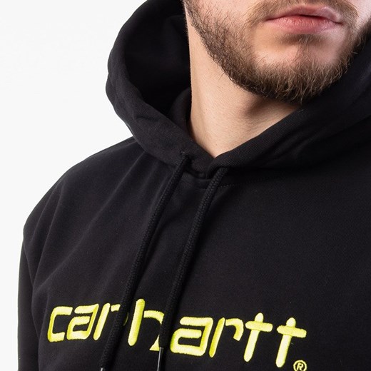 Bluza męska Carhartt WIP Hooded Sweatshirt I027093 BLACK/LIME  Carhartt Wip  sneakerstudio.pl