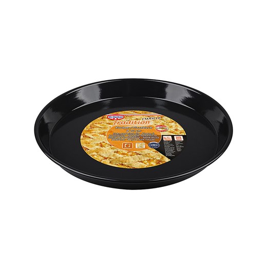 Blaszka "Tradition" w kolorze czarnym do pizzy - Ø 20 cm Dr. Oetker OneSize Limango Polska