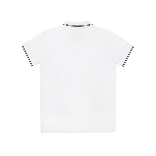 T-shirt chłopięce Emporio Armani z krótkim rękawem biały gładki 