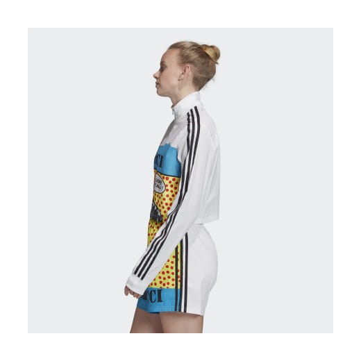 Bluza damska Adidas jesienna krótka 