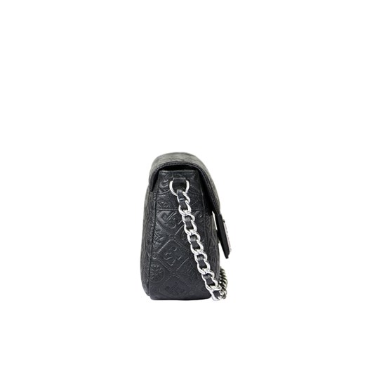 Skórzana torebka w kolorze czarnym - 24 x 16 x 8 cm Silvio Tossi OneSize wyprzedaż Limango Polska