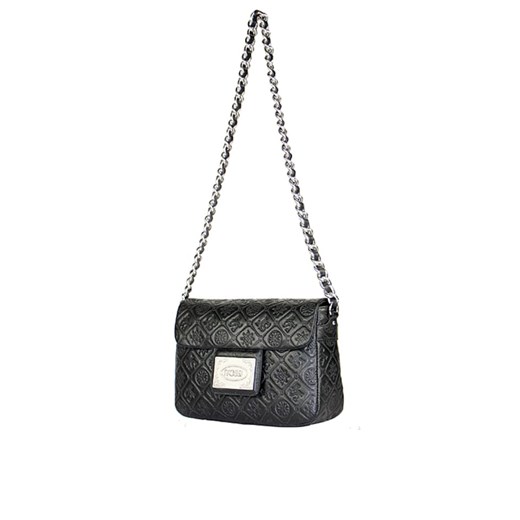 Skórzana torebka w kolorze czarnym - 24 x 16 x 8 cm Silvio Tossi OneSize wyprzedaż Limango Polska