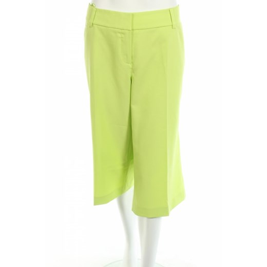 Spodnie damskie Apart zielone bez wzorów 