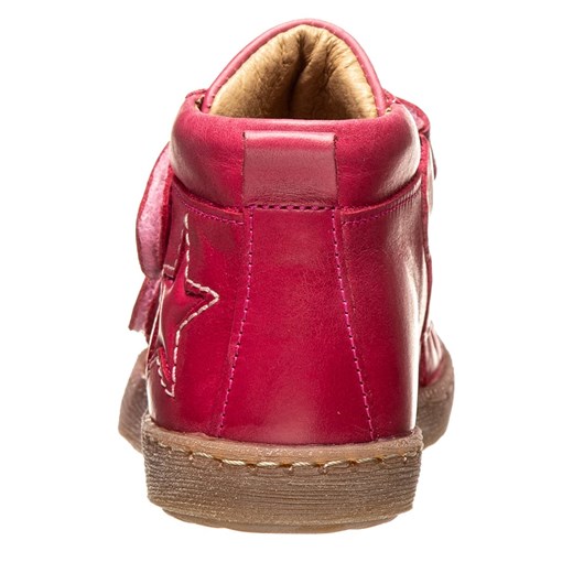 Skórzane sneakersy w kolorze różowym