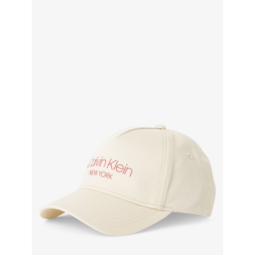 Calvin Klein - Damska czapka z daszkiem, beżowy Calvin Klein  One Size vangraaf