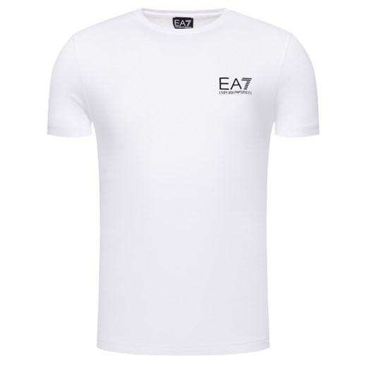T-shirt męski Emporio Armani biały na wiosnę 