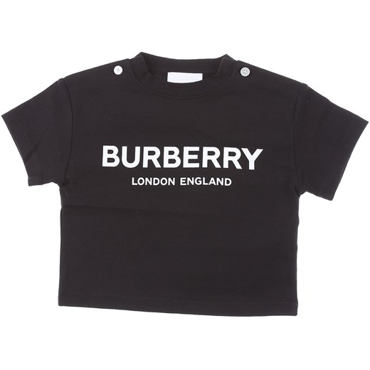 Burberry Koszulka Niemowlęca dla Chłopców, czarny, Bawełna, 2019, 12 M 18M 2Y 6M Burberry  12 m RAFFAELLO NETWORK