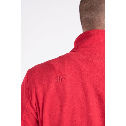 Bluza męska 4F czerwona gładka 