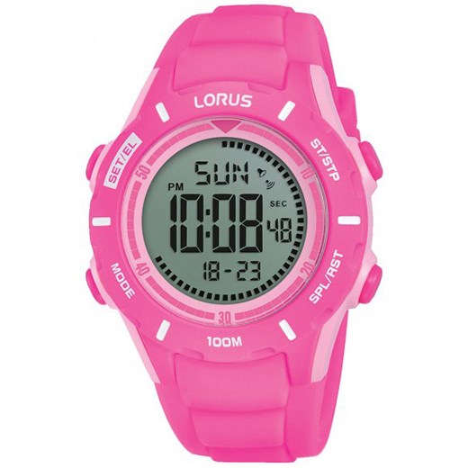 Zegarek różowy Lorus cyfrowy 