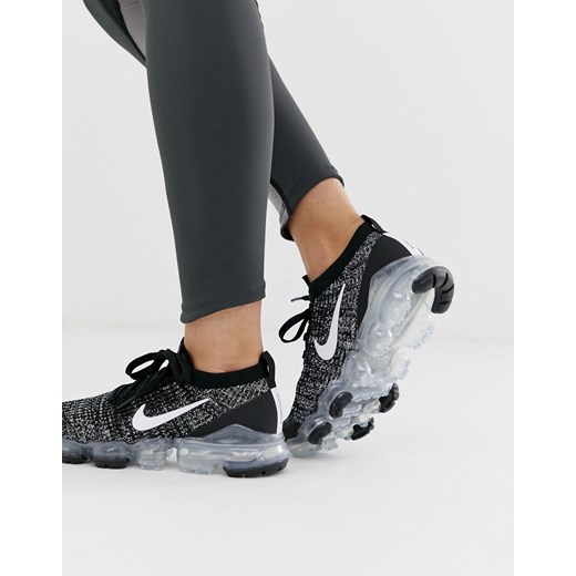 Nike Running – Vapormax Flyknit – Czarne buty sportowe-Czarny