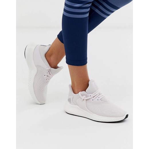 adidas – Running – Alphabounce – Buty sportowe w kolorze złamanej bieli-Biały