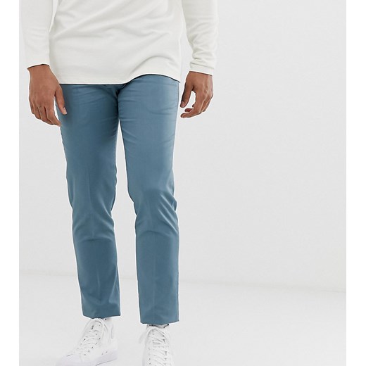 Noak - Spodnie o bardzo dopasowanym kroju w kolorze cyranowym-Niebieski