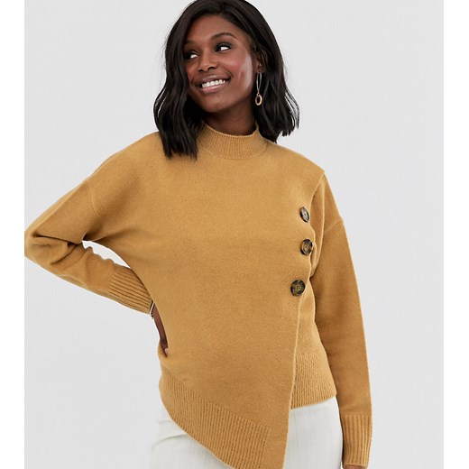 ASOS DESIGN – Kopertowy sweter dla karmiących matek-Neutralne