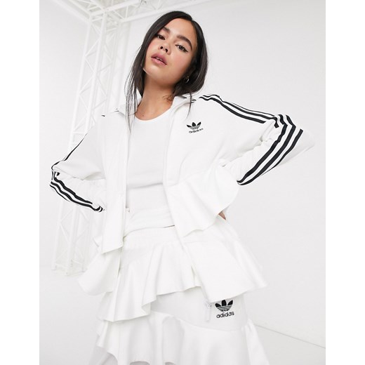 Kurtka damska Adidas Originals biała krótka 