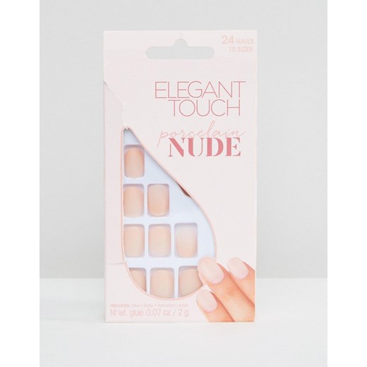 Elegant Touch – Nude Collection Squoval Matte Nails – Sztuczne paznokcie-Neutralne