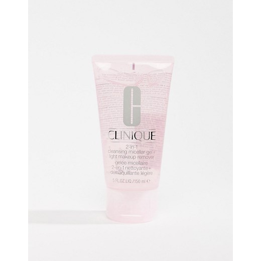 Clinique – Oczyszczający żel micelarny i lekki preparat do usuwania makijażu 2-w-1, 150ml-Brak koloru