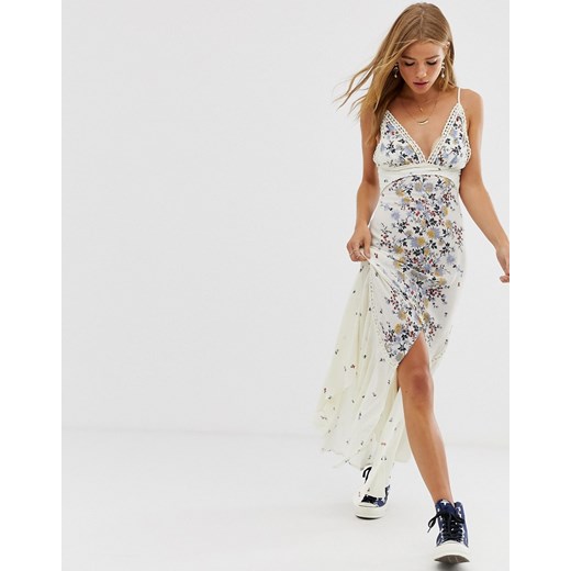 Sukienka Free People Odzież Damska QH wielokolorowy VTSF Sukienka Free People Odzież Damska QH wielokolorowy VTSF