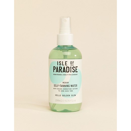 Isle of Paradise – Samoopalacz w płynie – Medium (średnia opalenizna) 200 ml-Bezbarwny