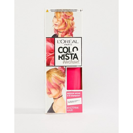 L'Oreal Paris – Colorista Wash Out – Zmywalna farba do włosów – Hot Pink-Różowy