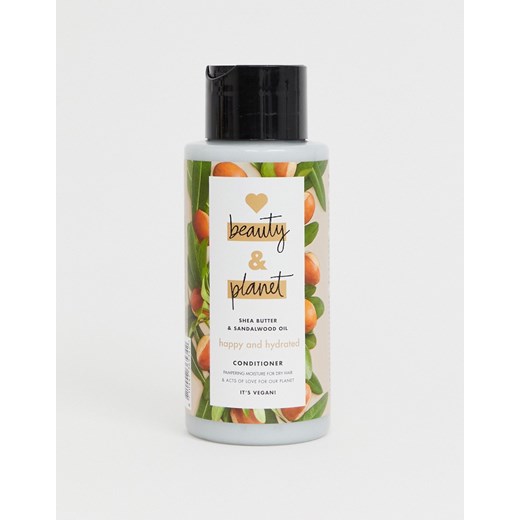 Love Beauty and Planet – Happy & Hydrated – Odżywka z masłem shea i olejkiem z drzewa sandałowego 400 ml-Brak koloru