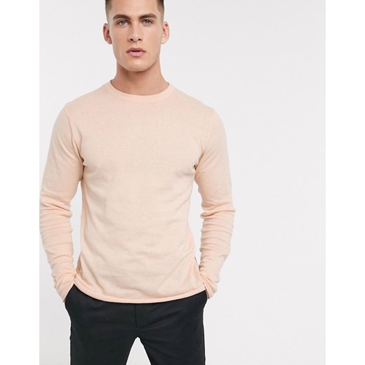 Bellfield – Różowy sweter z dzianiny