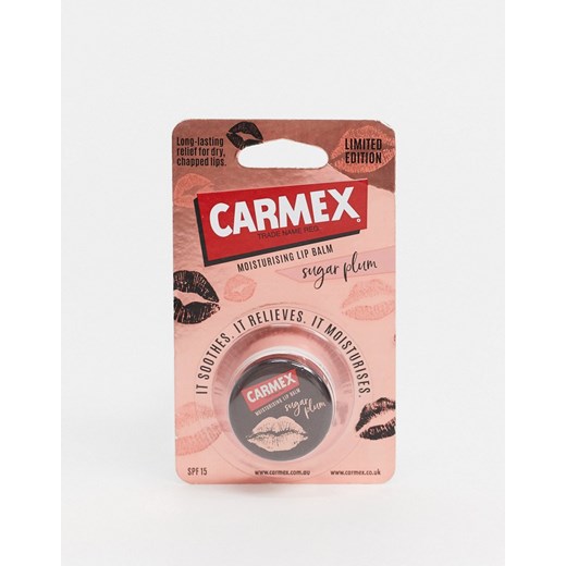 Carmex – Edycja limitowana – Balsam do ust w słoiczku – Sugar Plum-Bezbarwny