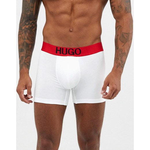 HUGO bodywear x Liam Payne – Białe bokserki z logo-Biały