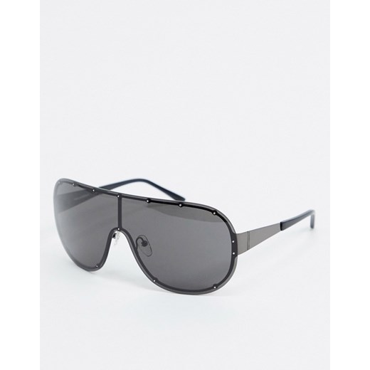 Karl Lagerfeld – Kreative – Okulary przeciwsłoneczne typu visor-Czarny