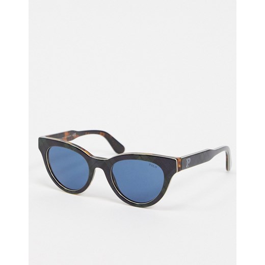 Polo Ralph Lauren 0PH4157 — Okulary typu kocie oko-Granatowy