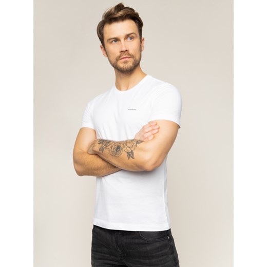 T-shirt męski Calvin Klein biały z krótkim rękawem 