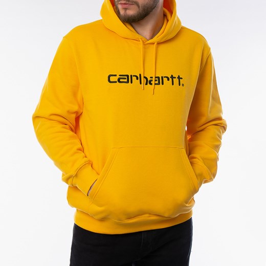 Bluza męska Carhartt WIP Hooded Sweatshirt I027093 SUNFLOWER/BLACK    sneakerstudio.pl