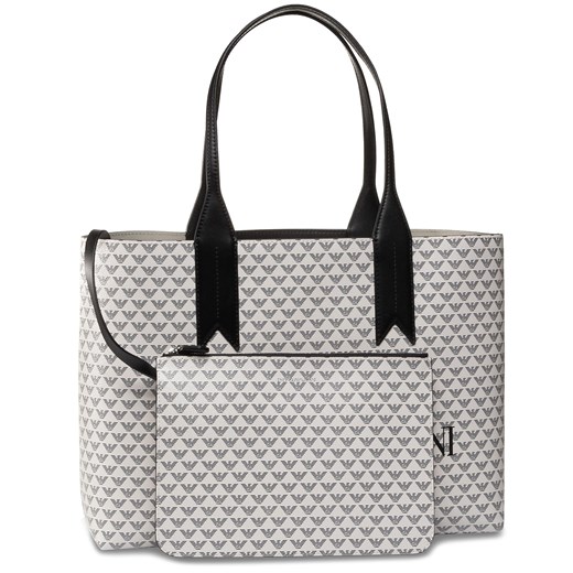 Shopper bag Emporio Armani z nadrukiem elegancka duża 
