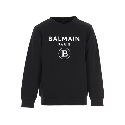 Balmain Bluzy Dziecięce dla Chłopców, czarny, Bawełna, 2019, 10Y 10Y 12Y 12Y 14Y 14Y 16Y 16Y 8Y 8Y  Balmain 10Y RAFFAELLO NETWORK