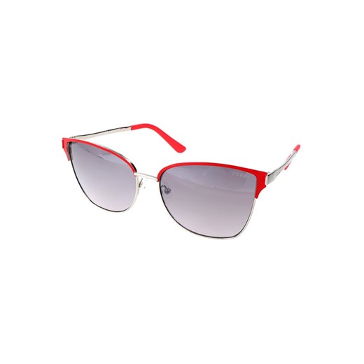 Okulary przeciwsłoneczne "GF0273" w kolorze czerwono-srebrnym  Guess 58 okazyjna cena Limango Polska 