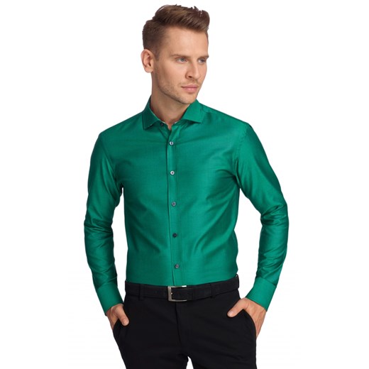 Koszula Lambert wolczanka zielony koszulowe