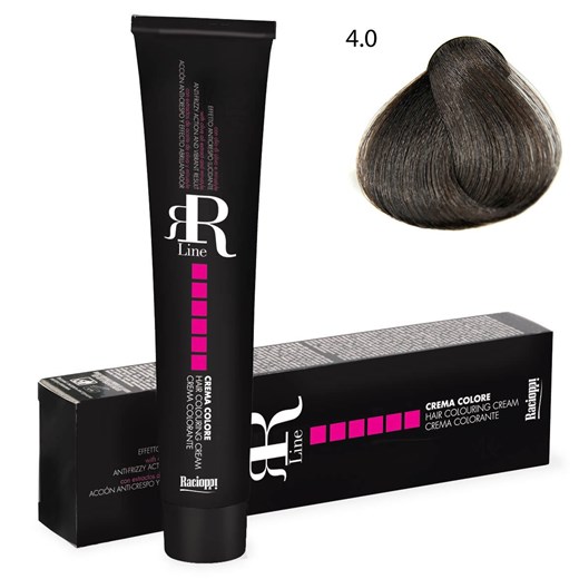 Profesjonalna farba do włosów RR Line 100 ml 4.0 średni brąz