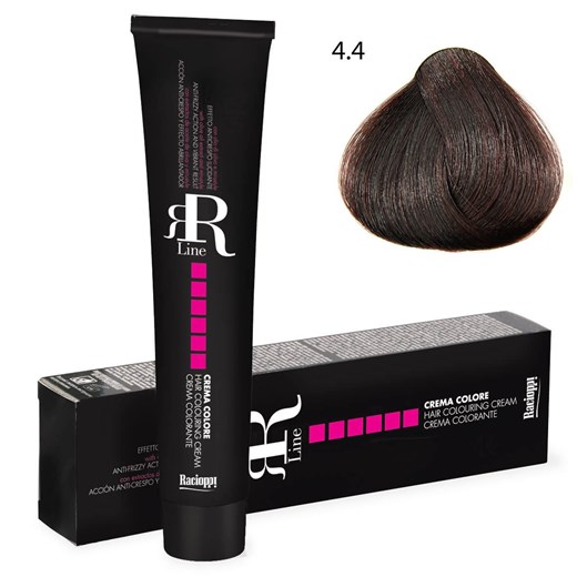 Profesjonalna farba do włosów RR Line 100 ml 4.4 brąz miedziany