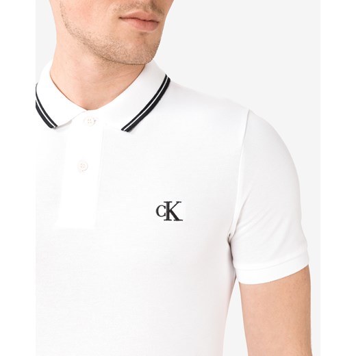Calvin Klein Essentials Polo Koszulka Biały