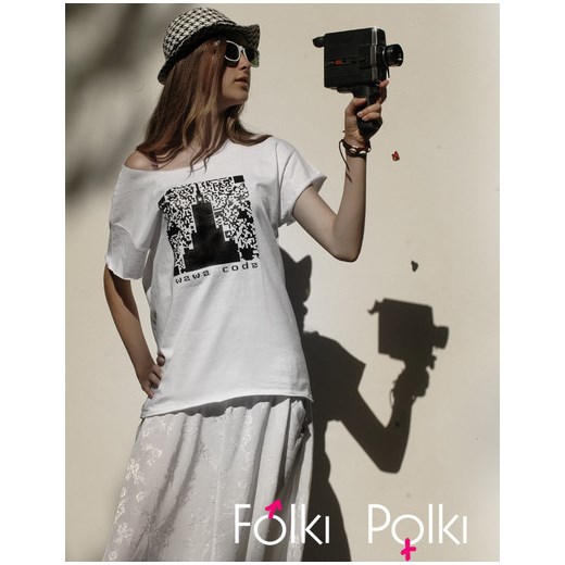 WaWa Code Folki Polki mustache-pl bezowy bawełniane