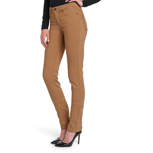Spodnie "Marylin" - Comfort fit -  w kolorze jasnobrązowym H.I.S.  36/L33 promocja Limango Polska 