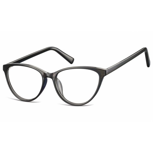 Oprawki korekcyjne okulary  Kocie Oczy zerówki Sunoptic CP127E czarne    Stylion