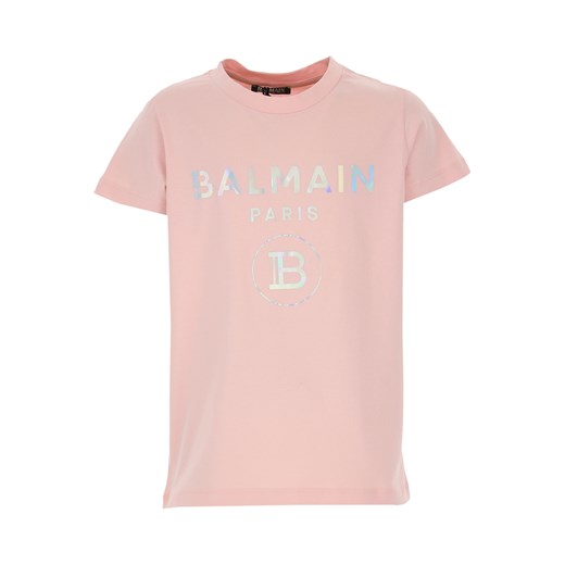 Balmain Koszulka Dziecięca dla Dziewczynek, różowy, Bawełna, 2019, 10Y 16Y 4Y 6Y  Balmain 10Y RAFFAELLO NETWORK