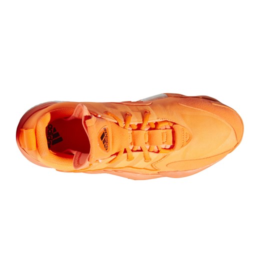 Buty sportowe męskie pomarańczowe Adidas crazy z tkaniny 