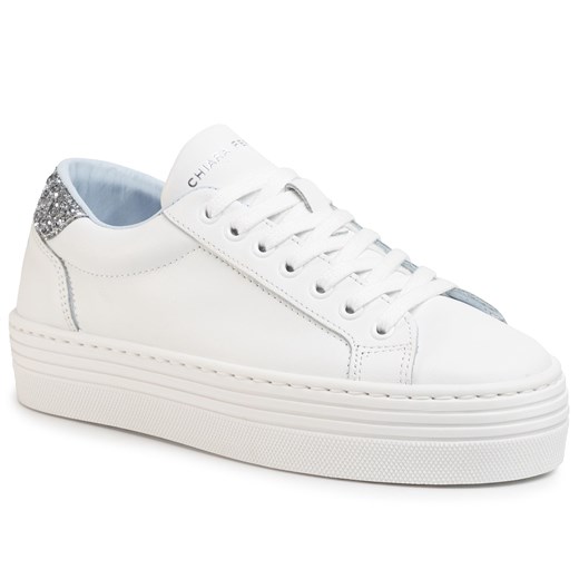 Sneakersy CHIARA FERRAGNI - CF2608-004 White/Silver