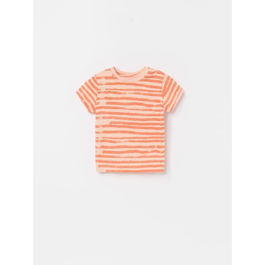 Odzież dla niemowląt Reserved chłopięca pomarańczowy w abstrakcyjnym wzorze 