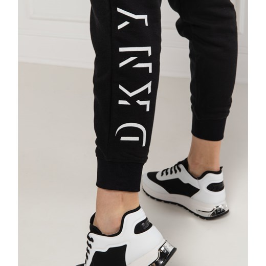 Spodnie damskie DKNY sportowe dresowe 