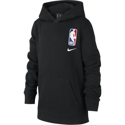 Bluza z kapturem dla dużych dzieci Nike NBA Team 31 Courtside - Czerń